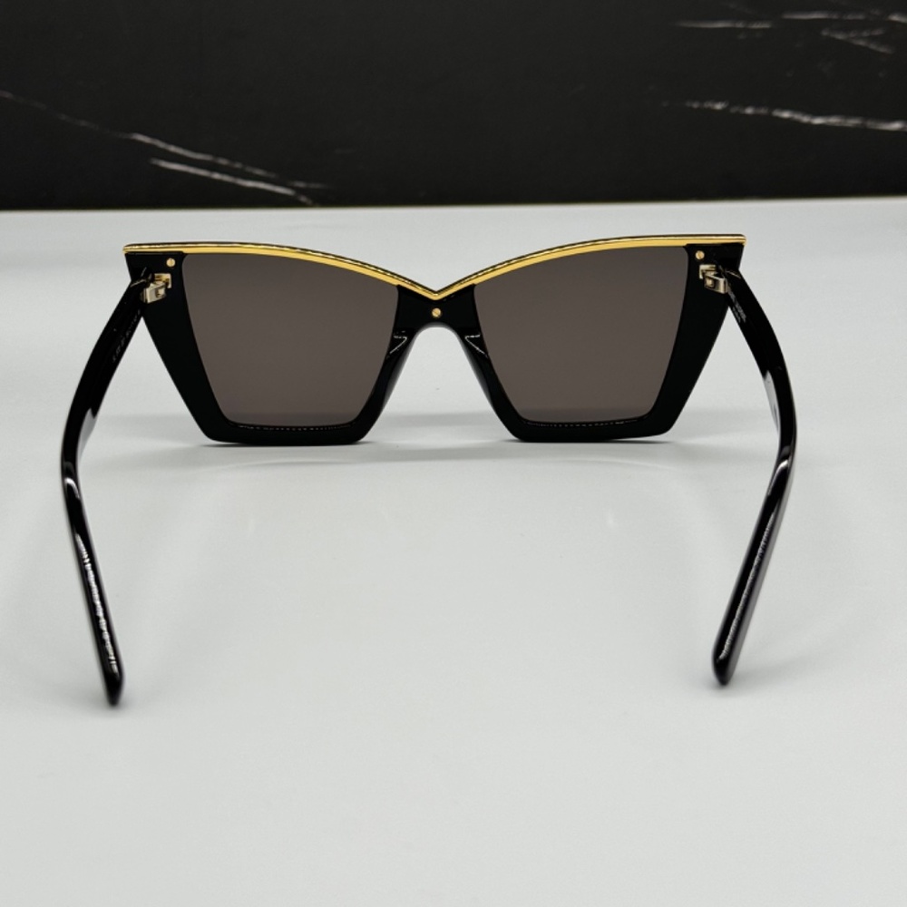 NEW SAINT LAURENT CAT EYE WOMEN SUNGLASSES SL 570 001 - Picture 10 of 14